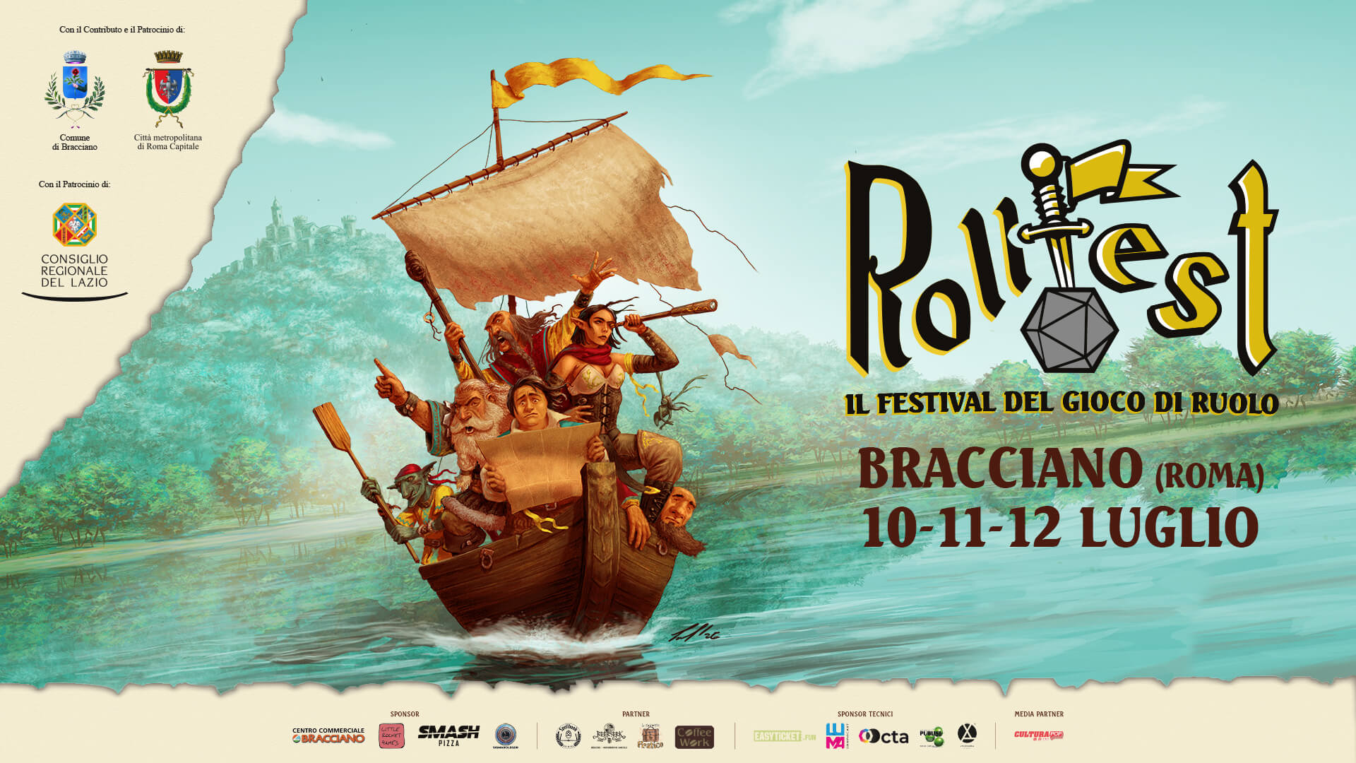 Roll!Fest 2026 - Poster di Fabio Porfidia
