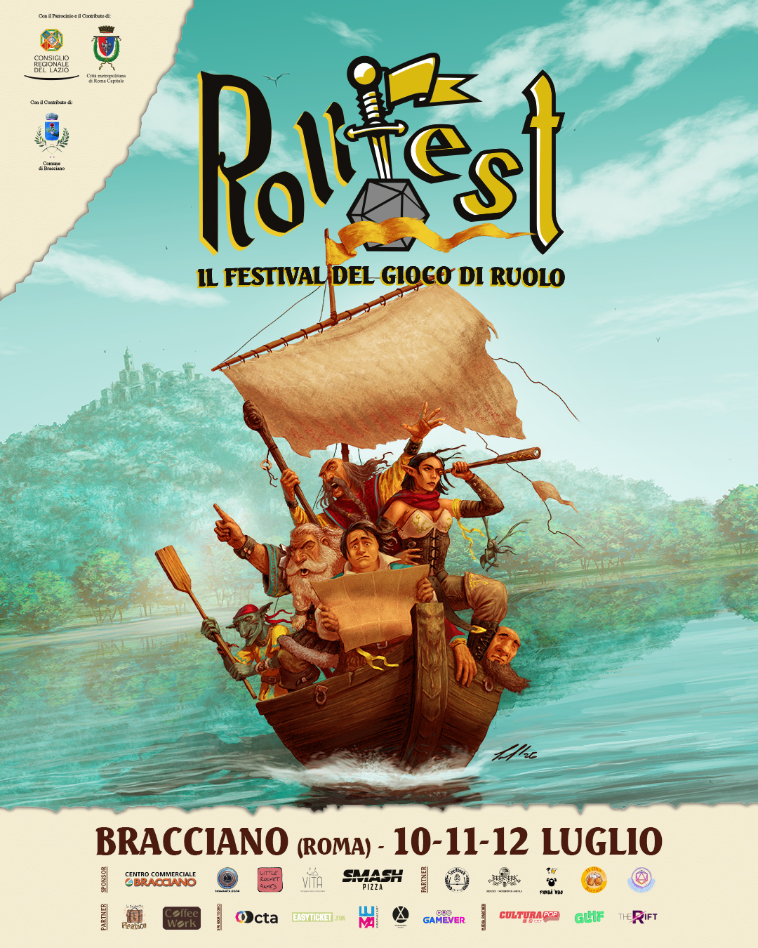 Roll!Fest 2026 - Poster di Fabio Porfidia