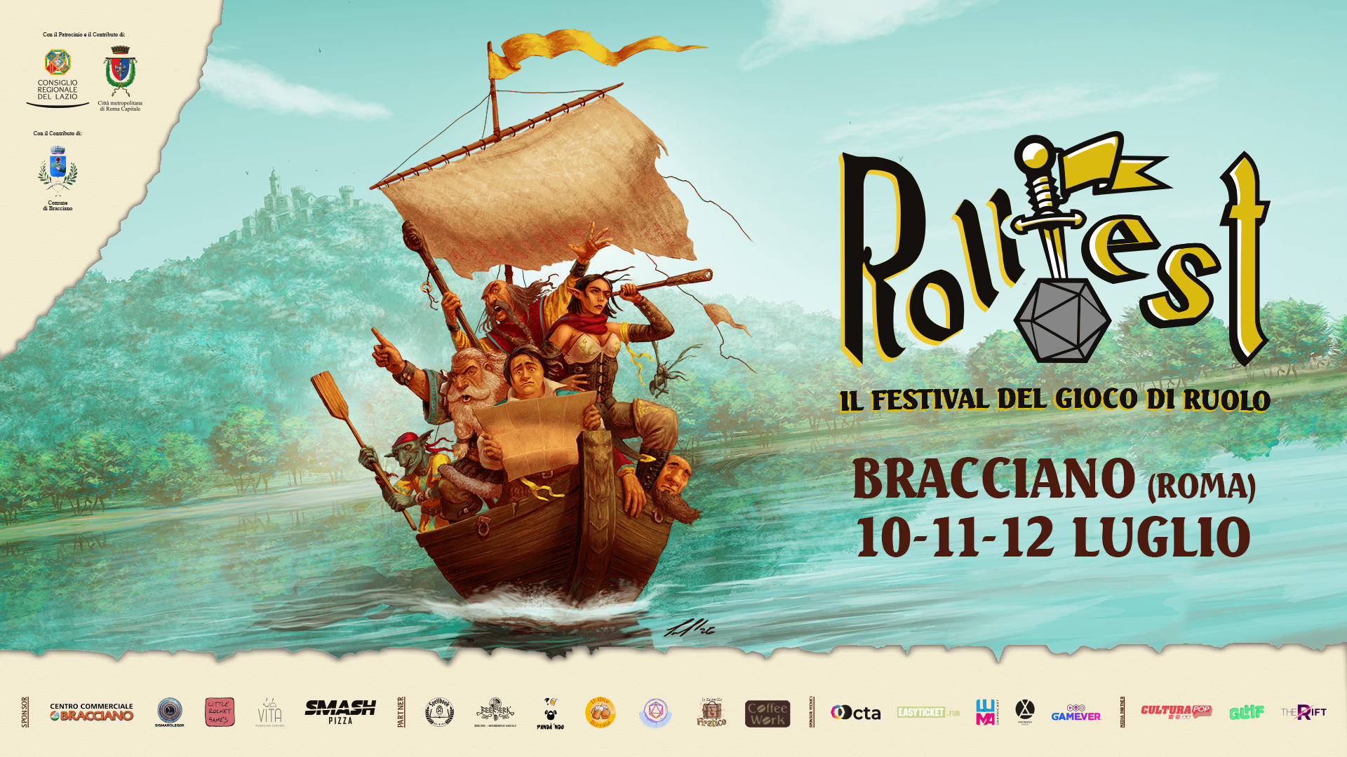 Roll!Fest 2026 - Poster di Fabio Porfidia